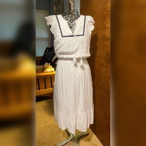 Old Navy Embroidered Boho Midi Dress